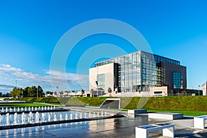 National library building in Zagreb, Croatia