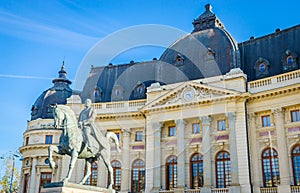 The National Library, Calea Victoriei in Bucharest, Romania