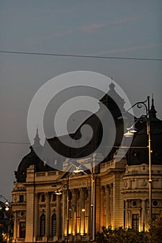 The National Library located on Calea Victoriei Bucharest photo