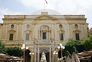 The National Library of Malta often known as the Bibliotheca is a reference library in Republic Square, Valletta, Malta.