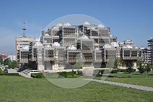 The National Library in Pristina, Kosovo