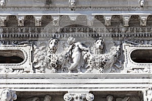 National Library of St Mark`s Biblioteca Marciana, facade, Venice, Italy photo