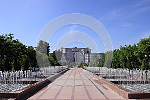 National Library of Tajikistan in Dushanbe city, Tajikistan
