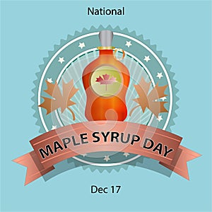 National Maple Syrup Day Sign and Badge