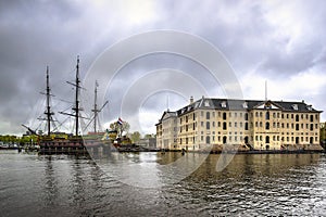 National Maritime Museum in Amsterdam, Netherlands