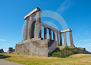 National Monument on Calton Hill in Edinburgh