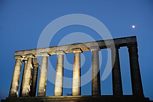 National Monument, Calton Hill, Edinburgh, UK