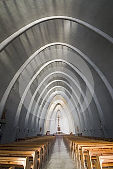 National monument church cathedral of Chillan, Chile