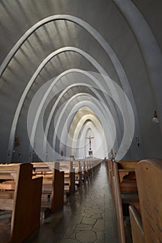 National monument church cathedral of Chillan, Chile