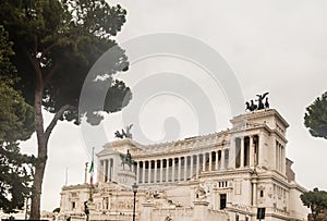 National Monument dedicated to Victor Emmanuel II. Rome, Italy