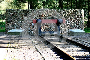 National monument in dutch Camp Westerbork