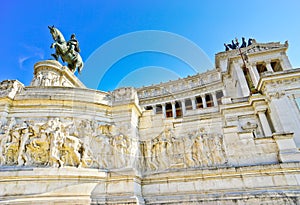 National Monument to Victor Emmanuel II in Rome.