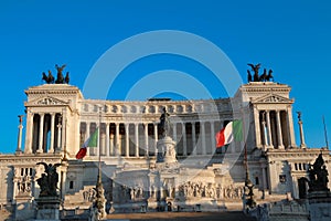 The National Monument to Victor Emmanuel II, Rome, Italy.