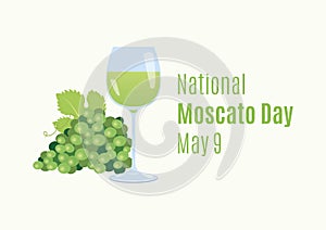 National Moscato Day vector