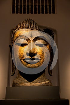 The National Museum Bangkok,old stone buddha