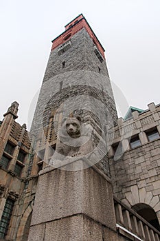 The National Museum in Finland, Helsinki. Also known as Kansallis museo in Finnish and National museum in Sweden