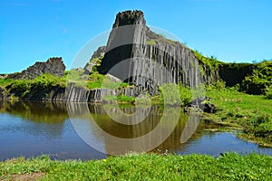 National Natural Monument of Panska Skala in the Czech Republic.