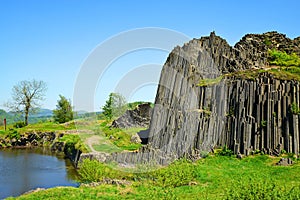 National Natural Monument of Panska Skala,Czech Republic.