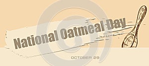 National Oatmeal Day