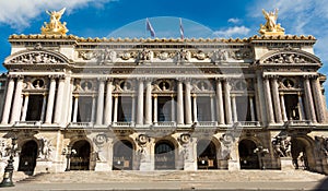 The National opera palace, Paris, France.