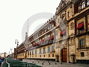 Palacio Nacional in Mexico City, Mexico. Government. Zocalo Dist photo