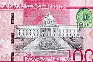 National Palace in Santo Domingo from Dominican Republic money