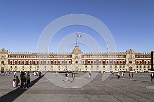 The National Palace is the seat of the Mexican government in Mexico City