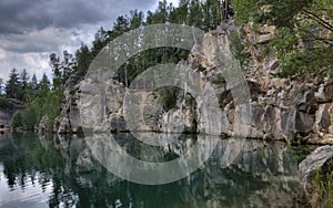 National Park of Adrspach-Teplice rocks. Czech Republic