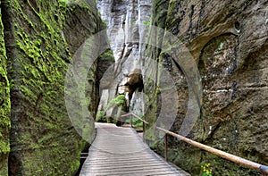 National Park of Adrspach-Teplice rocks. Rock Town