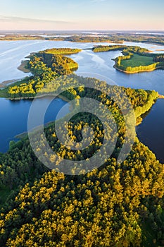 National park Braslau Lakes, Belarus