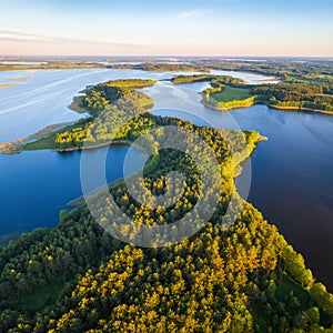 National park Braslau Lakes, Belarus