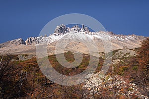 National park Cerro Castilloe. austral highway, chile, XI region of Aysen. Patagonia photo