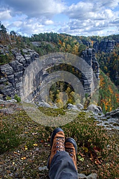 The national park of Czech Switzerland