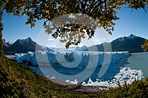 National Park Glaciers. Perito Moreno. Calafate.