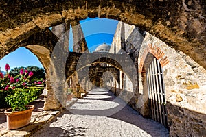 National Park of the Historic Old West Spanish Mission San Jose, Founded in 1720,