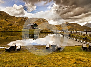 National Park Hohe Tauern Fuscher lake, Austria