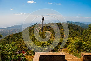 National Park La Gran Piedra, Sierra Maestra, Cuba: Landscape with stunning views of the surrounding area.