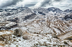 National park parque Tunari in the high Andes Near Cochabamba, Bolivia photo