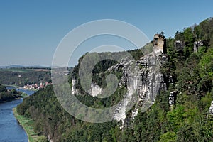 National Park of Saxon Switzerland in eastern Germany, south-east of Dresden