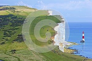 National park Seven sisters, UK