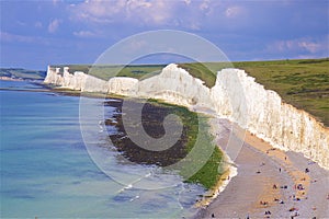 National park Seven sisters, UK