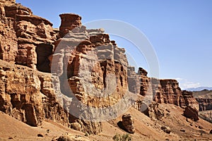 National Park Sharyn Canyon (Valley of castles). Kazakhstan