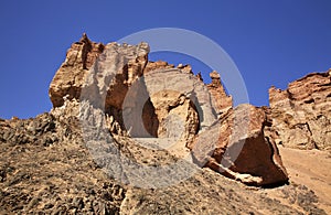 National Park Sharyn Canyon (Valley of castles). Kazakhstan