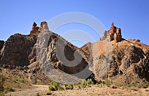 National Park Sharyn Canyon (Valley of castles). Kazakhstan