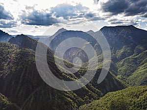 National park Sutjeska in Bosnia and Herzegovina. The park is one of the last primary forests in Europe.