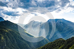 National park Sutjeska in Bosnia and Herzegovina. The park is one of the last primary forests in Europe.