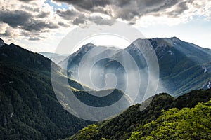 National park Sutjeska in Bosnia and Herzegovina. The park is one of the last primary forests in Europe.