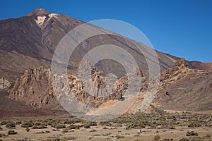 National Park Teide. Hiking on Tenerife.