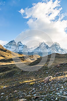 The National Park Torres del Paine, Patagonia, Chile