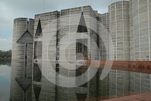 National parliament building at Dhaka, Bangladesh